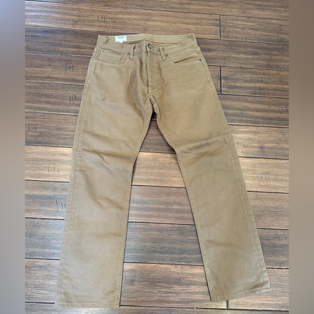 Todd Snyder 31 x 29 (hemmed) Chestnut Bedford Cords